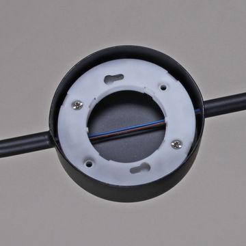 03860-0.3-08 BK+WOOD GX53 светильник потолочный