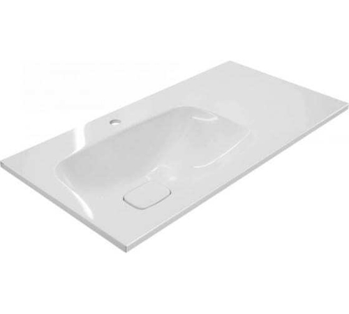 Умывальник мрамор Барселона 90 с/о ЛЕВ (900*450)