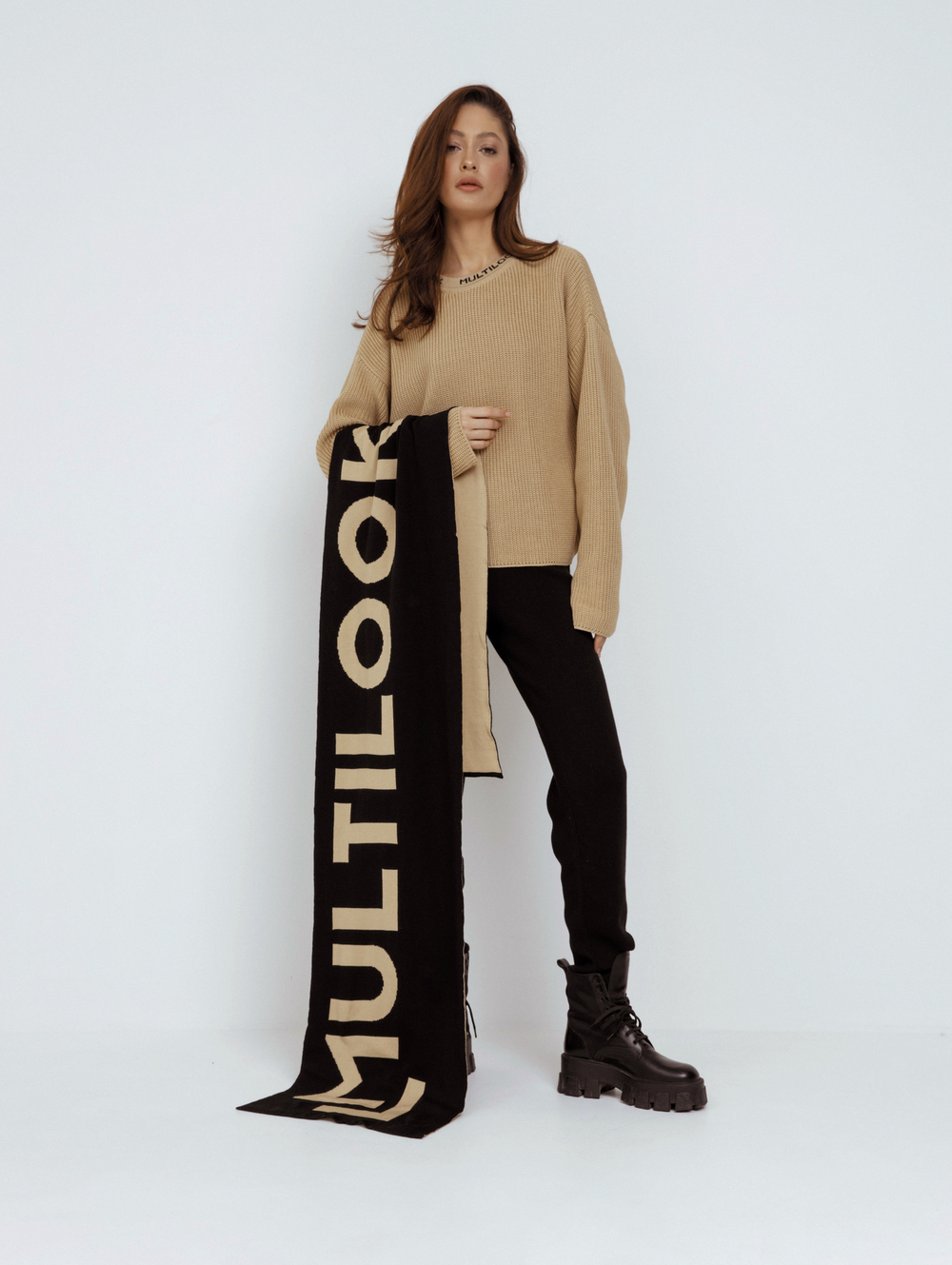 Шарф вязаный "Multilook"