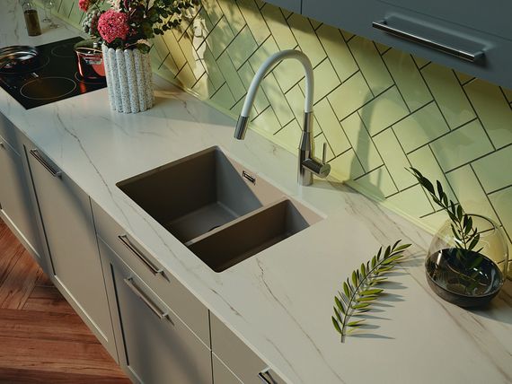 Кухонная мойка OMOIKIRI Kata 55-2-U-GR (арт.4993390)