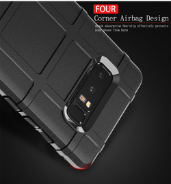 Чехол для Samsung Galaxy Note 8  цвет Black (черный), серия Armor от Caseport