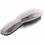 Расческа массажная компактная «Beauty Bar», цвет серебро, в коробке, 20*7см
