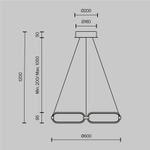 Подвесной светильник Maytoni MOD017PL-L50N