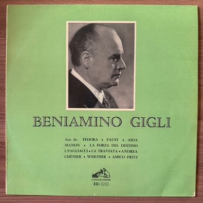 Beniamino Gigli ‎– Beniamino Gigli (Италия 1960г.)