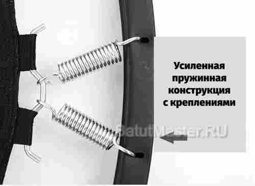 Каркасный батут, диаметр 5 фт, оранжевый