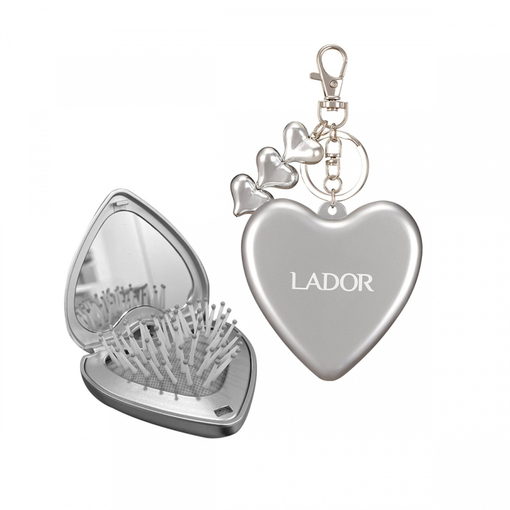 La'dor HEART BRUSH Складная расчёска для волос в форме сердца 1шт