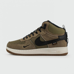 кроссовки Nike Air Force 1 Mid Olive / Brown Winter