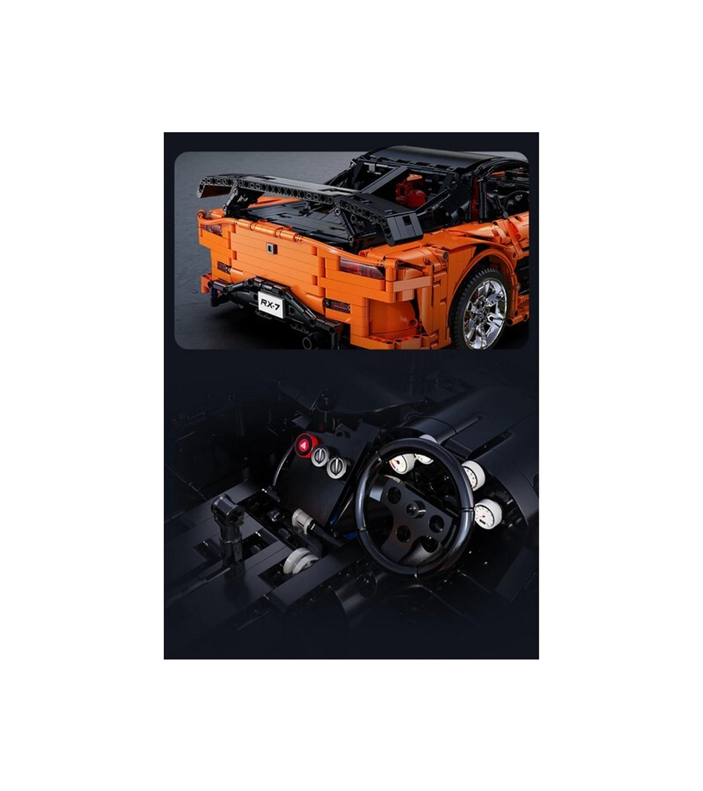 Радиоуправляемый конструктор CaDA MASTER спорткар Mazda RX-7 1/8 (3305 деталей)