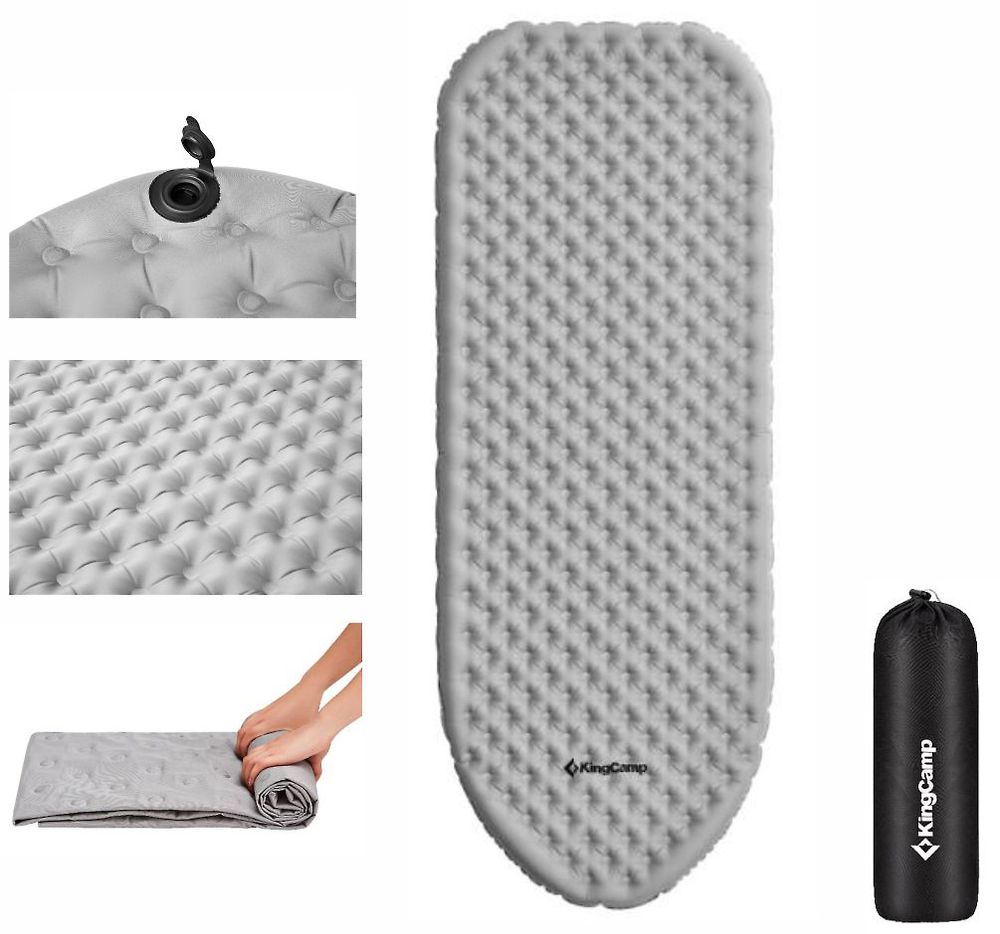 Надувной коврик KingCamp Gorgeous 8.0 198х75х8 [KM2009]