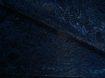 Ткань Кружево на трикотажной основе синий арт. 327064