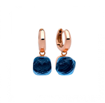 Серьги Qudo Firenze dark blue 300197 BL/RG