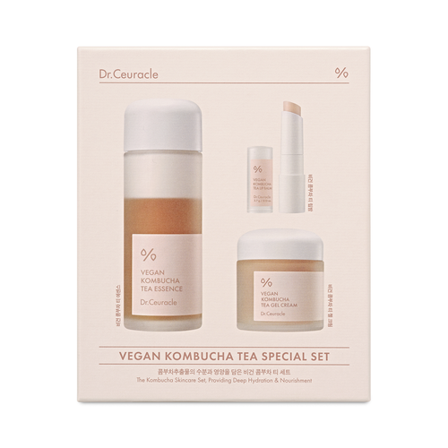 Dr. Ceuracle Набор VEGAN KOMBUCHA SPECIAL SET (эссенция+гель+бальзам)