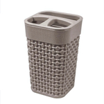 Подставка для зубных щеток OSLO шоколадный мокко