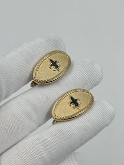 Запонки Fleur-de-lis Swank