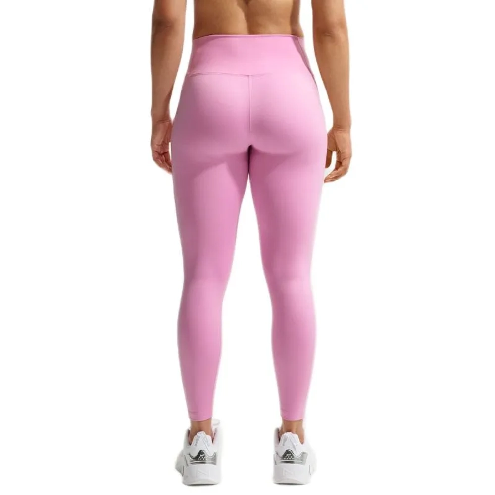 Леггинсы Nike Dri-Fit One 7/8 High-Rise - pink rise/white