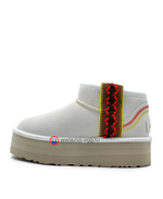 ULTRA MINI BRAID PLATFORM White
