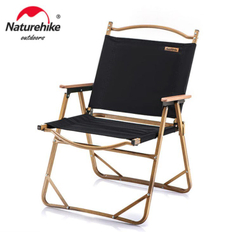 Кресло туристическое Naturehike MW02, складное, черное, до 120 кг
