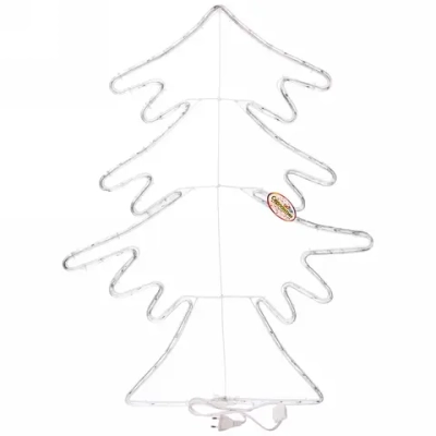 Фигура светодиодная «Елочка» 83*70 см, дюралайт, Зеленый