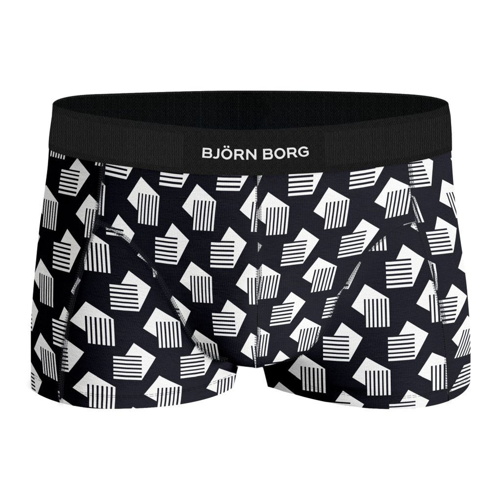 Боксерки теннисные Bjorn Borg Core Trunk 2P - black/print