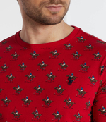 Футболка POLO RALPH LAUREN - красный(710934355)