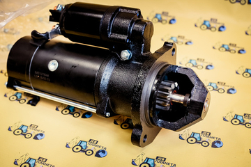 Стартер для JCB 3cx/4cx DieselMax Iskramotor Редукторный! 3 года гарантии