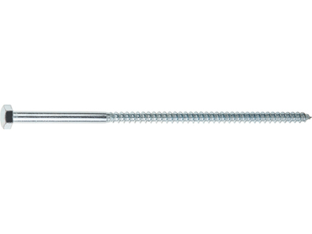 Шуруп 10х220 мм шестигр. головка, цинк, DIN 571 STARFIX