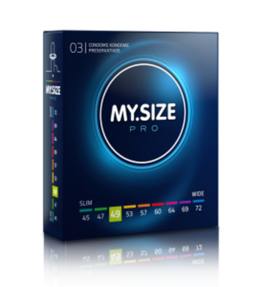 Презервативы MY.SIZE размер 49, 3 шт.