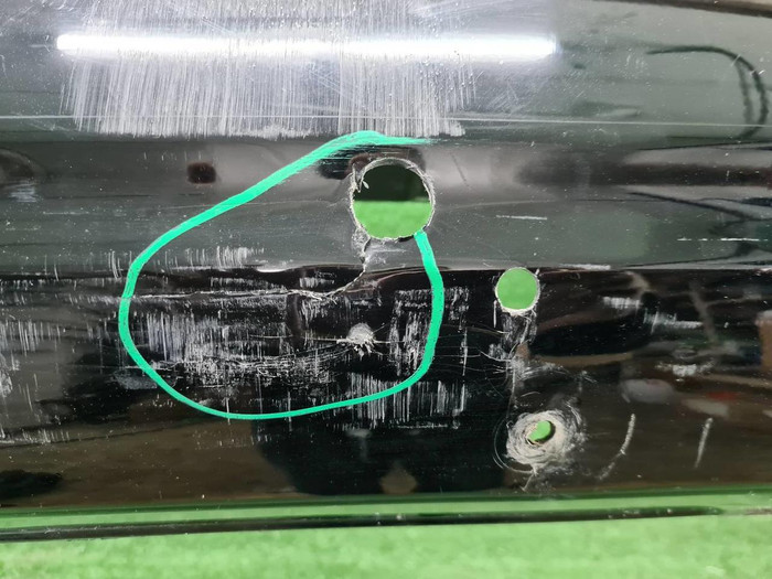 Бампер задний Toyota Land Cruiser 200 (2015-2021)