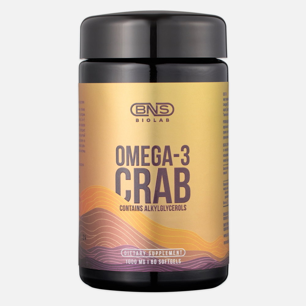 БАД к пище «Комплекс омега-кислот Omega-3 Crab” (60 кап.)