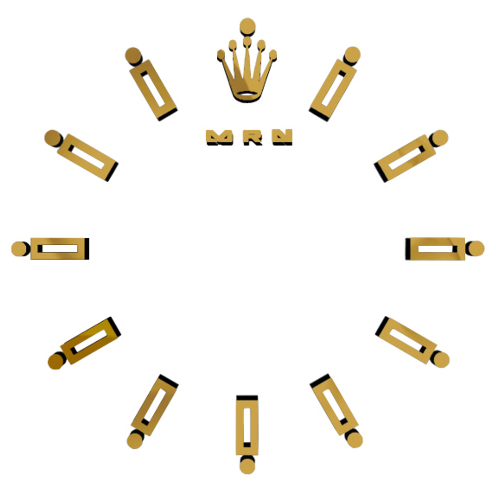 Комплект элементов для 3D часов