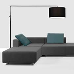 Floor design lamp  High Noon by Zeitraum (Grey)