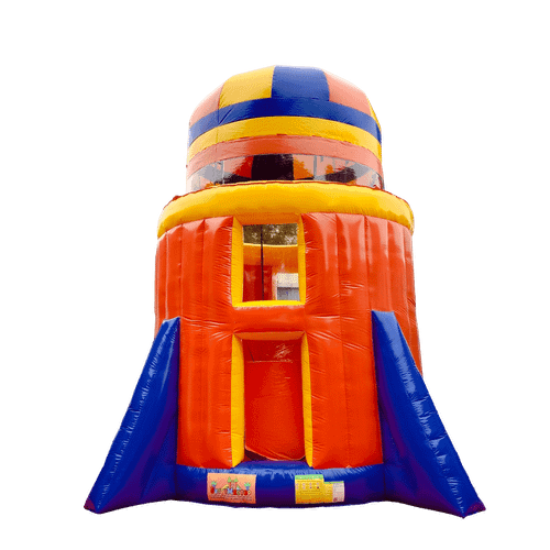 Аттракцион надувная аэротруба "Ракета", 4.5*4.5*6.4 м.