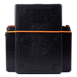 Рыболовный ящик Camping World "Друг-2+" (20 литров) оригинальная система крепления, чёрный