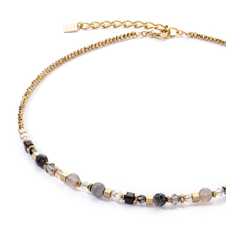 Колье Coeur de Lion Grey-Gold 4345/10-1216
