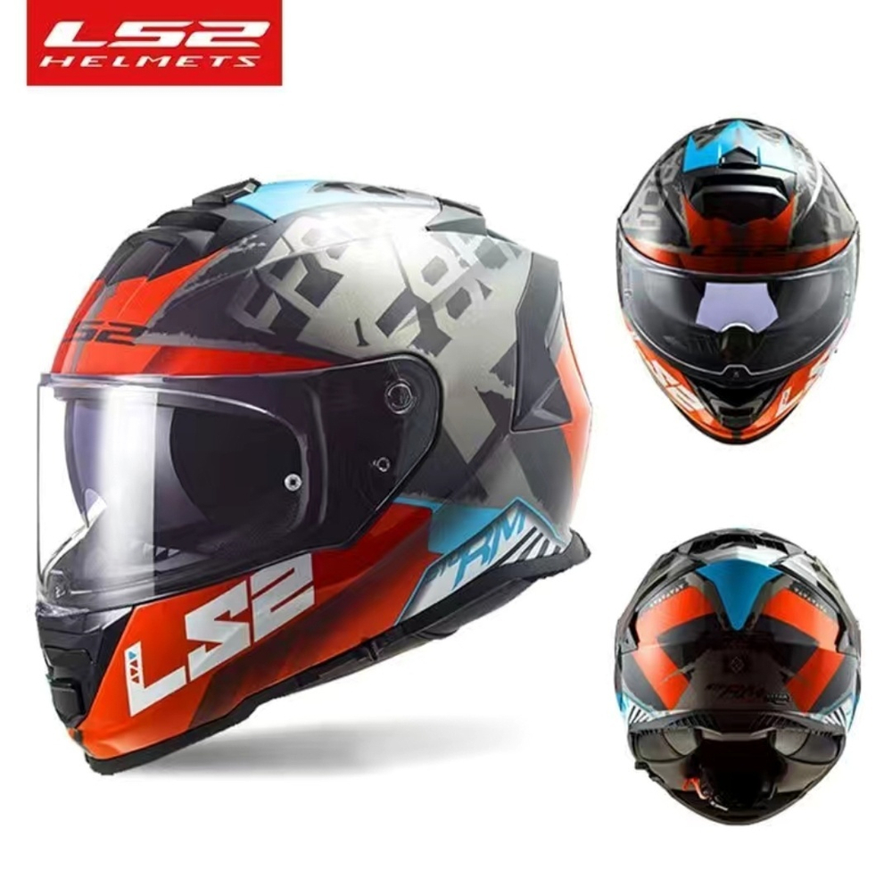 Шлем LS2 FF800 Storm рисунок, красный