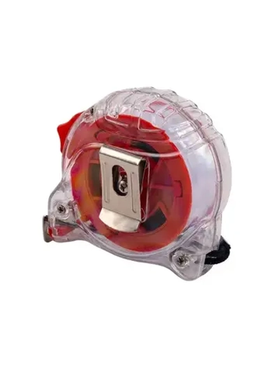 Рулетка 5 м х 19 мм с магнитным зацепом прозрачная VIRA