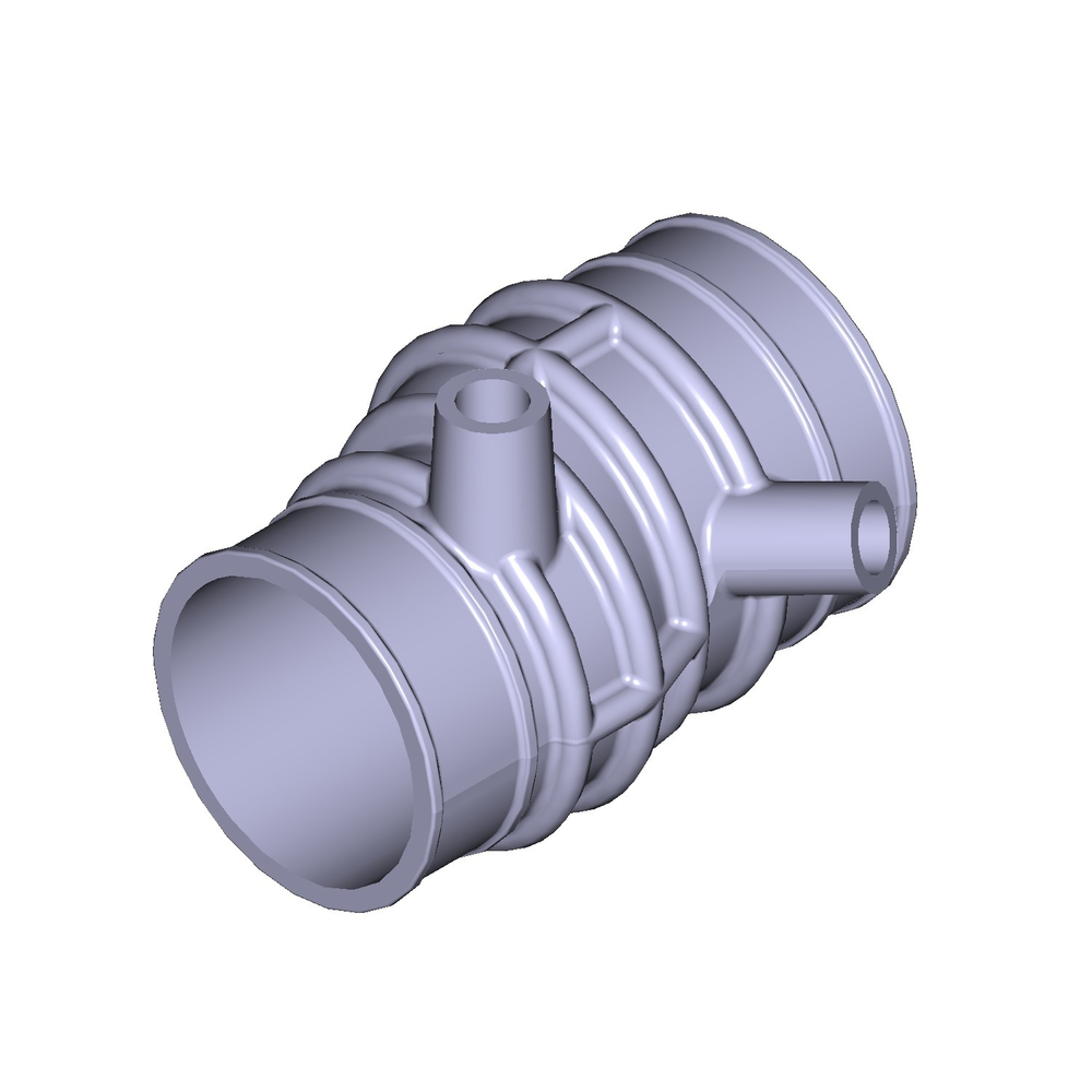 Патрубок ЯМЗ-536 всасывающий турбокомпрессора АВТОДИЗЕЛЬ 536.1118562 62ЯМЗ