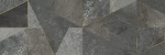 Настенная плитка Alma Ceramica TWU3090LAN74R Land 30x90 серая матовая под камень / геометрия