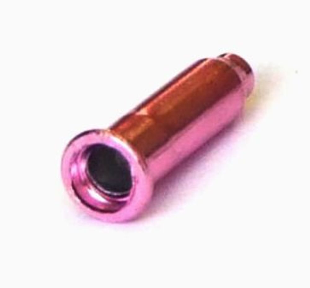 Колпачки/3аглушки на тросики универсальный CX88DP RED алюминий красные (100шт) в баночке CLARKS