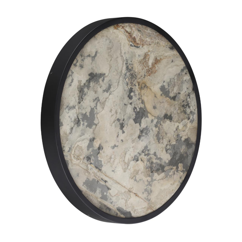 5064/40L L-VISION ODL24 531 черн./серо-беж./металл/натур.камень/акрил Настенный светильник с переключ.цветов.темпер. LED 40W 3000К/4000K/6000K BERGI