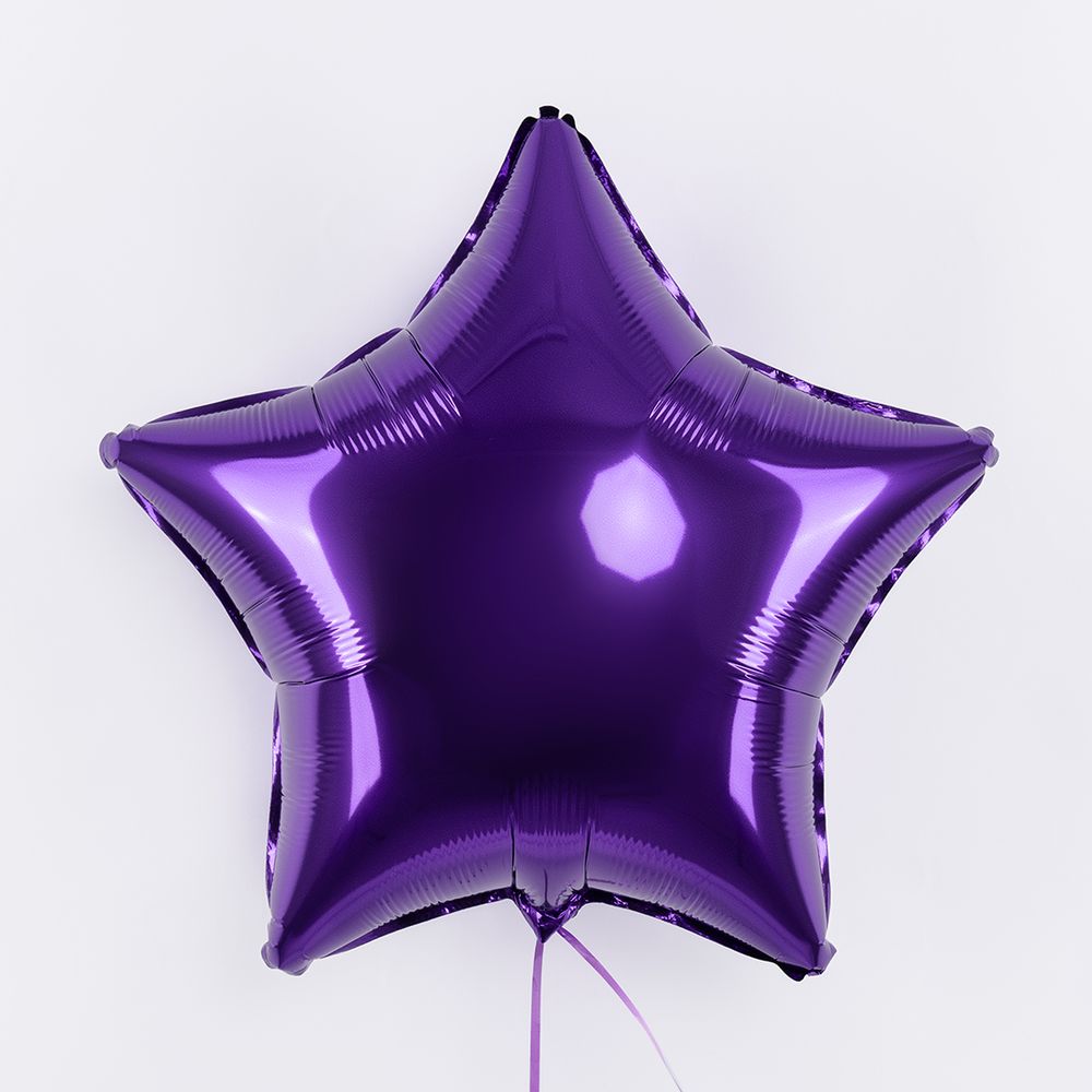 F Шар Звезда 18''/46 см, Фиолетовый (БГ-15) 