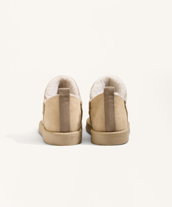 OYSHO Замшевые угги, песочный