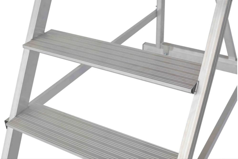 Вышка - стремянка разборная на колесах (150 кг) MEGAL ВС-1.8