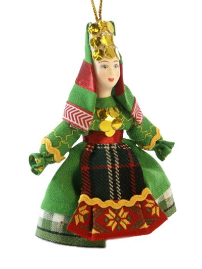 Кукла-подвеска в удмуртском женском костюме
