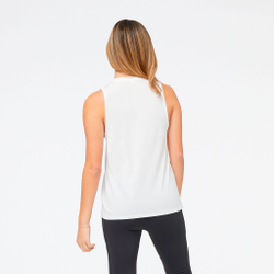 Женская теннисная майка New Balance Relentless Tank Top Women - White
