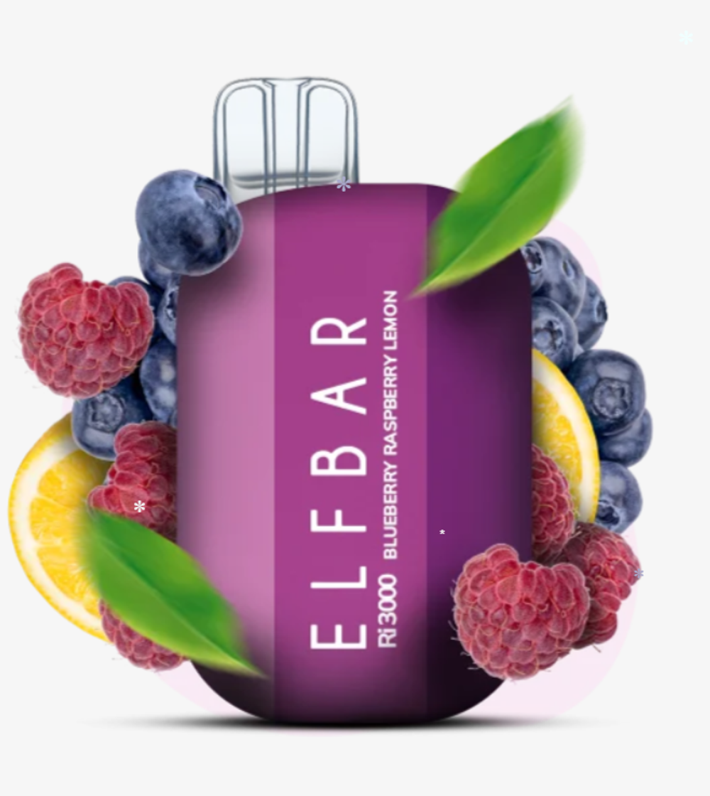 ELF BAR Ri3000 - Blueberry Raspberry Lemon (5% nic)
