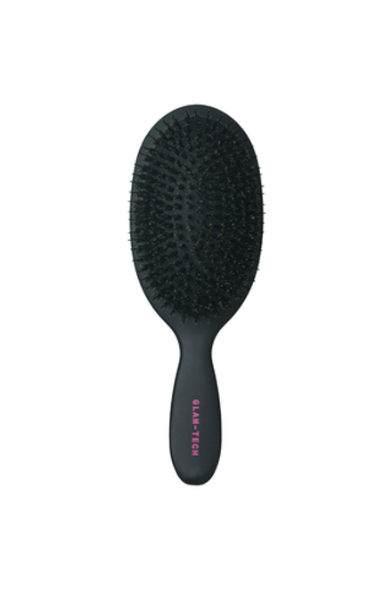 Овальная массажная щетка для волос с комбинированной щетиной Glam-Tech Nylon Mixed Boar Brush