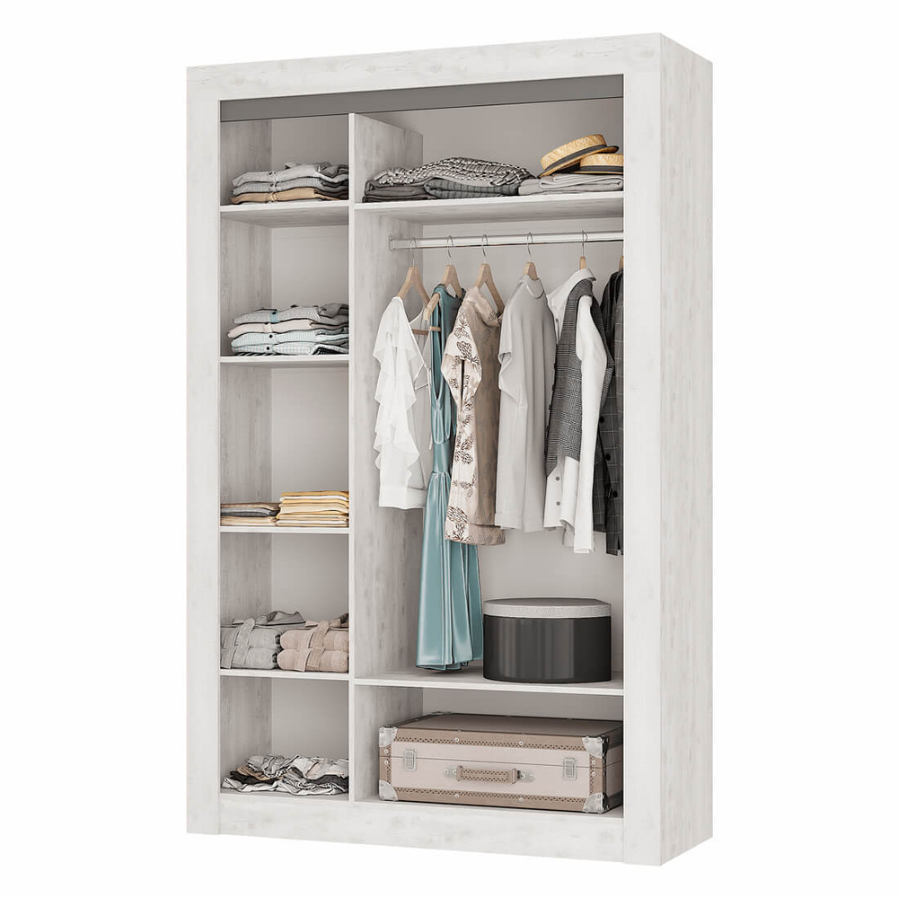 Шкаф 3х ств. ШК-35 МС Леонардо бетон пайн светлый, графит