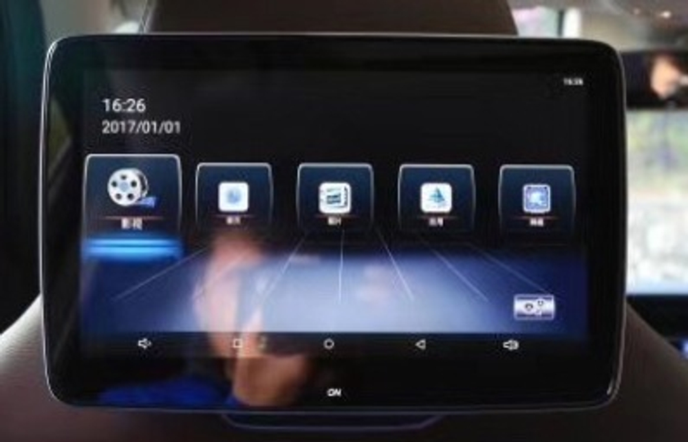Монитор на подголовник для Mercedes-Benz - ERGO ER11MB с сенсорным экраном 11” (IPS 1920х1080, Android, 3+32Gb)