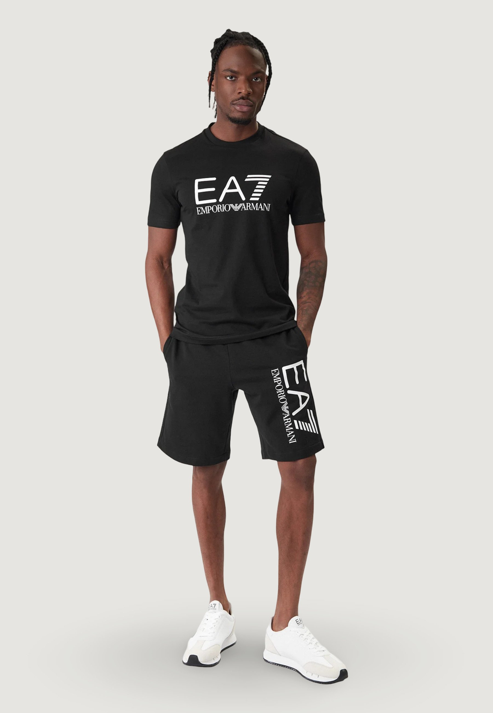 EA7 Emporio Armani Спортивная футболка - Чёрный
